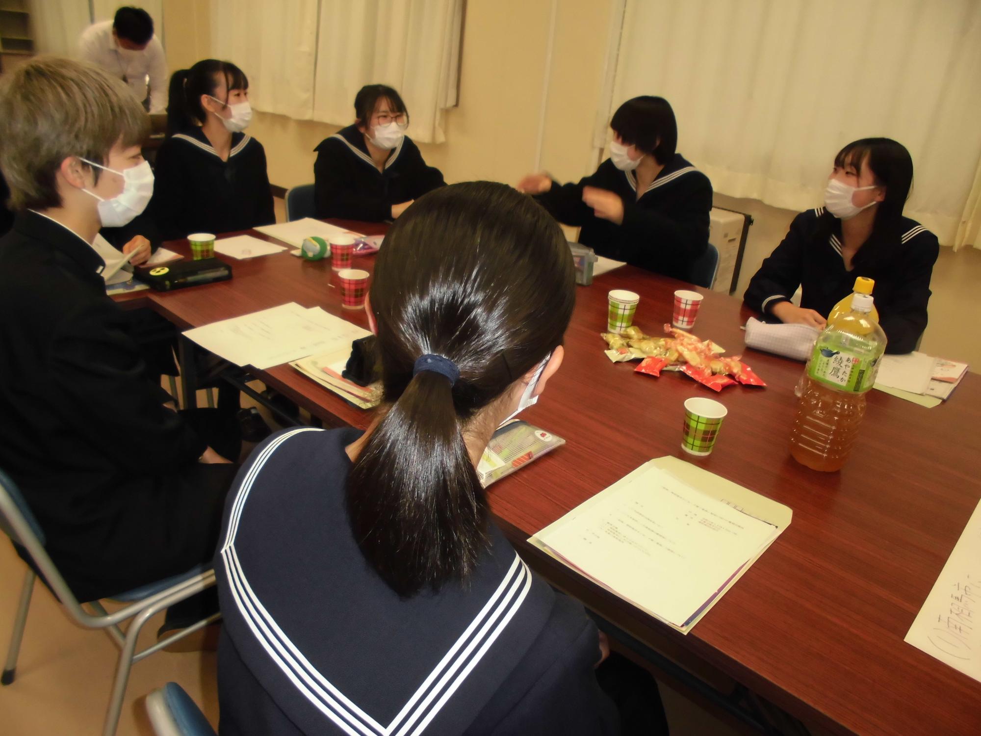 グループ「サーモン」での意見交換